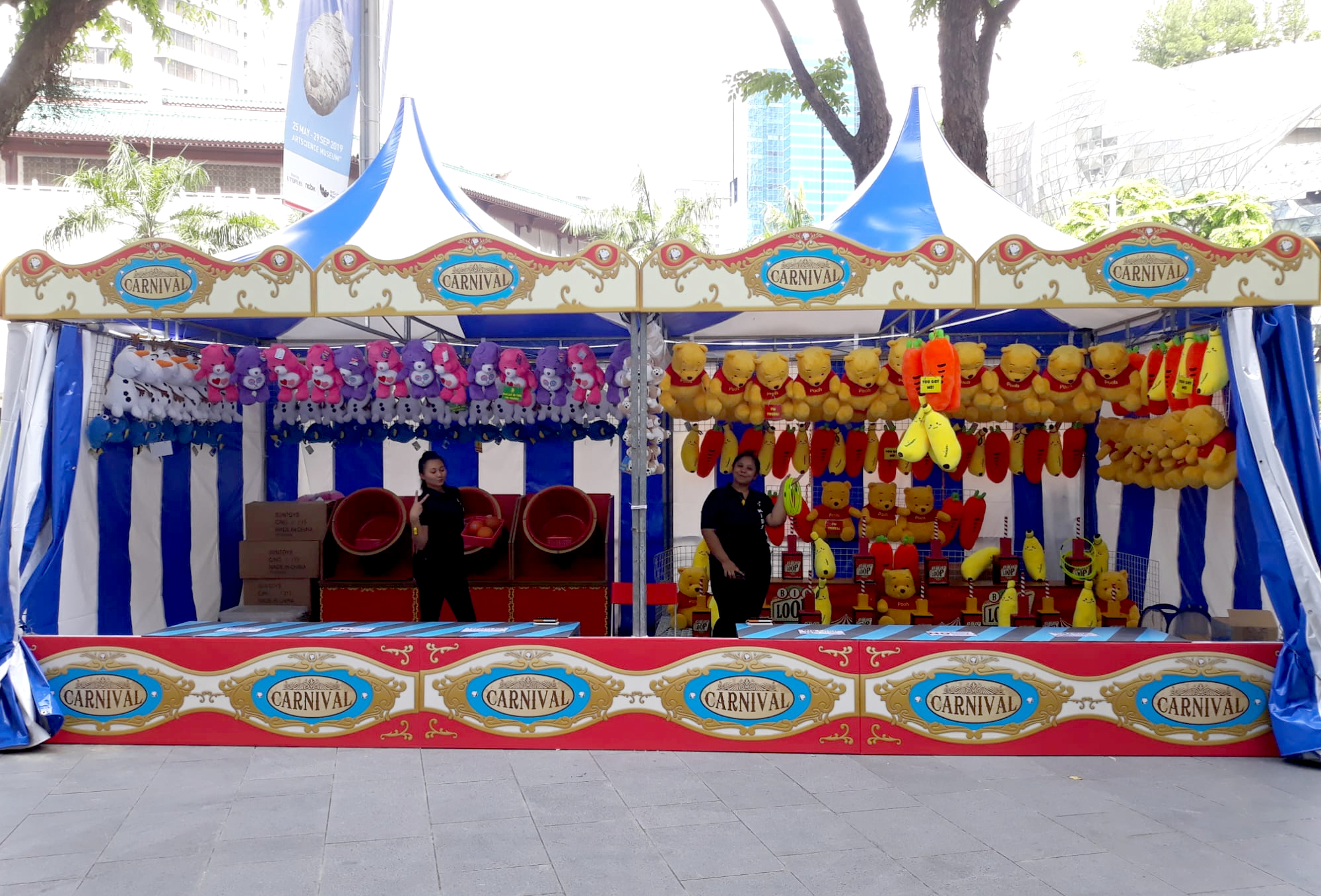 Golden Booth Game Stall